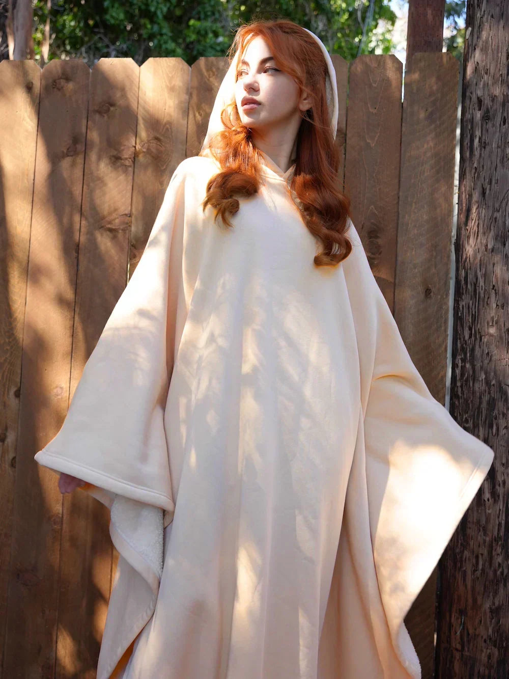 Oversize hettegenser-pledd – Karoline