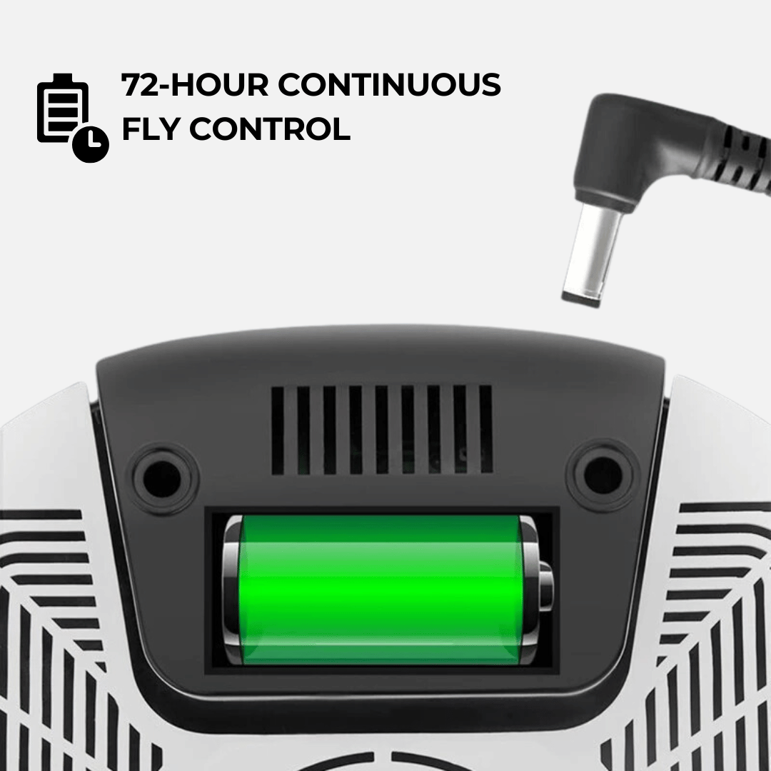 Automatischer Fliegenfänger für den Innen- und Außenbereich