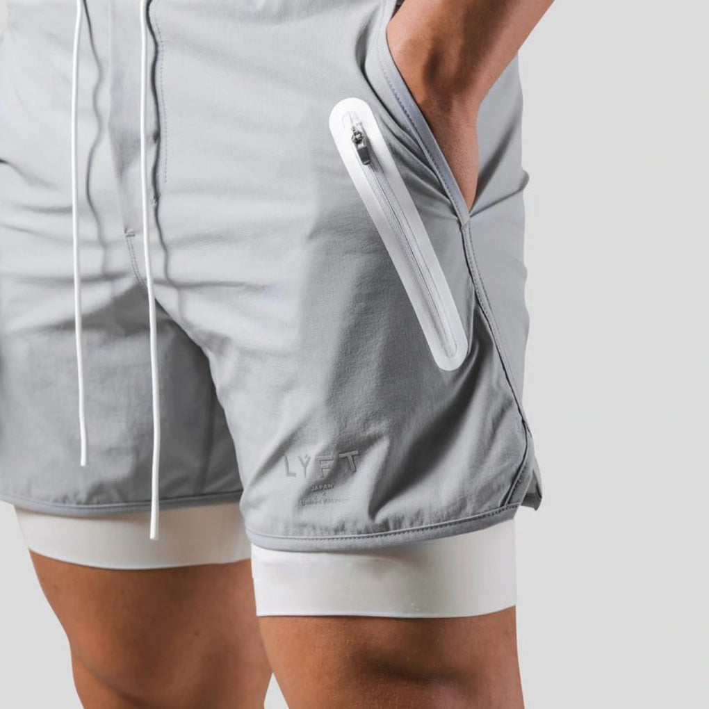 2-in-1 Sport and Training Shorts Men