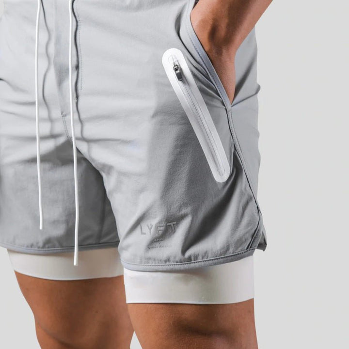 2-in-1 Sport and Training Shorts Men