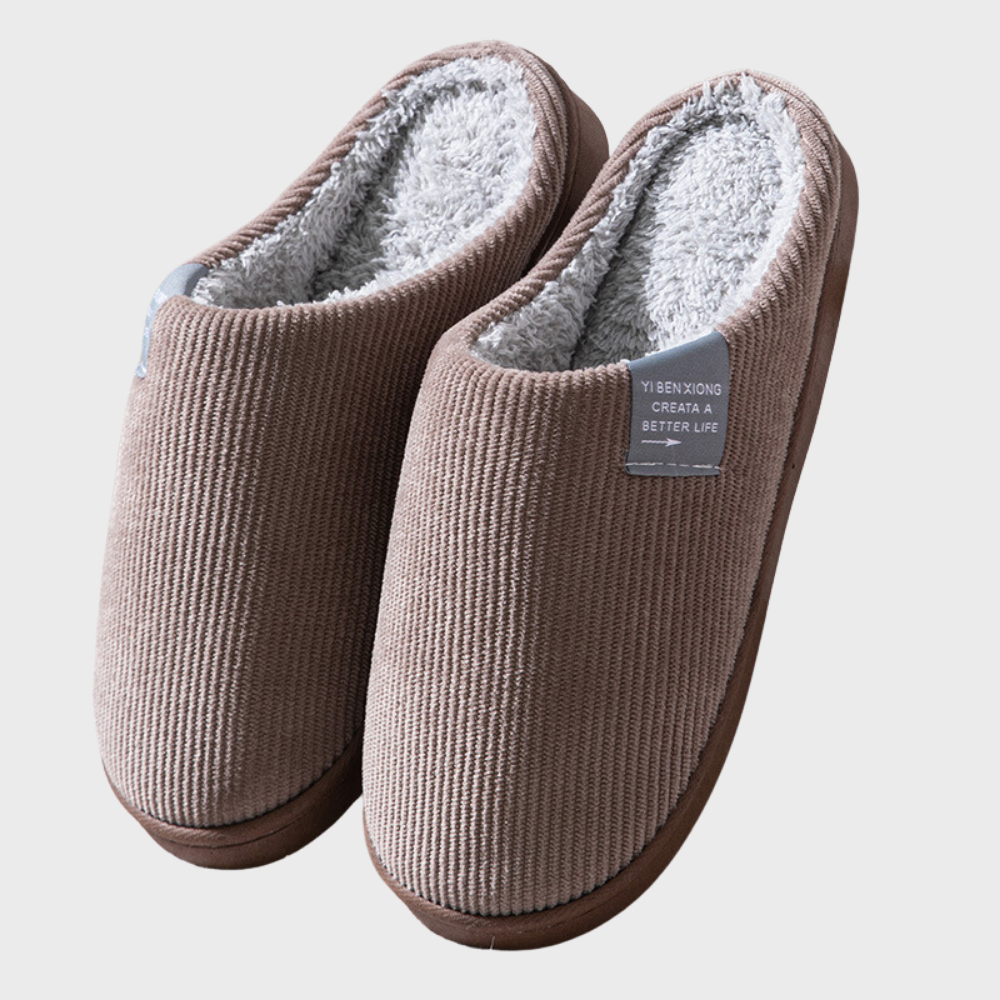 Warm winter slippers for women
