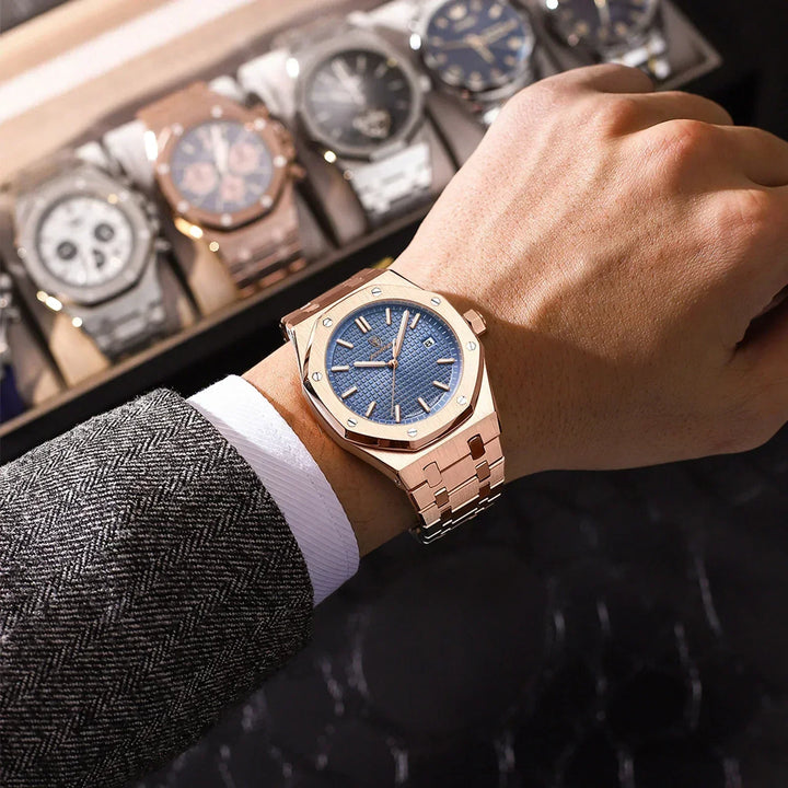 Jonas Deluxe Herreklokke | Moderne Eleganse og Absolutt Komfort