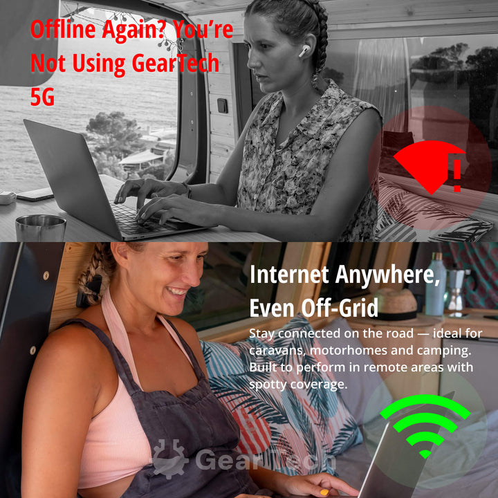 RoamWave 5G bærbar WiFi-hotspot for reise eller hjemmebruk