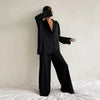 Damenset aus Satin mit Loungewear