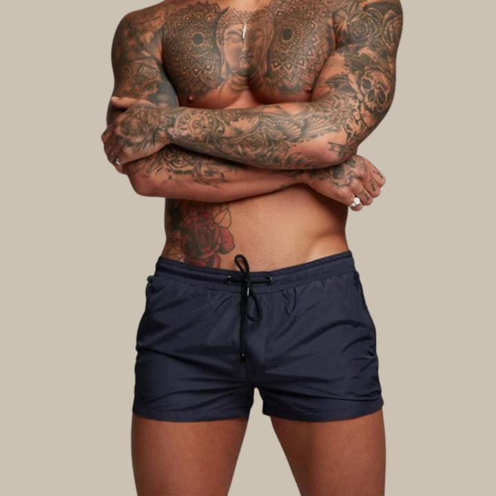 Stretchy og hurtigtørkende herreshorts