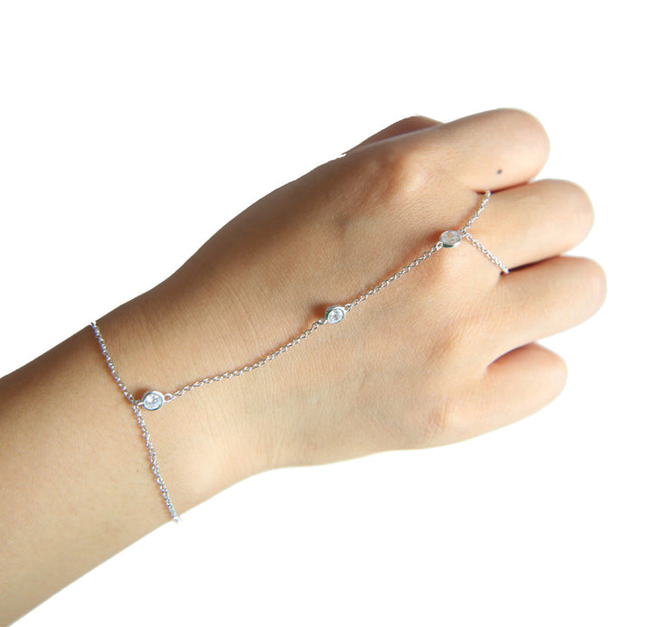 Kjedearmbånd | Armbånd med Krystallring