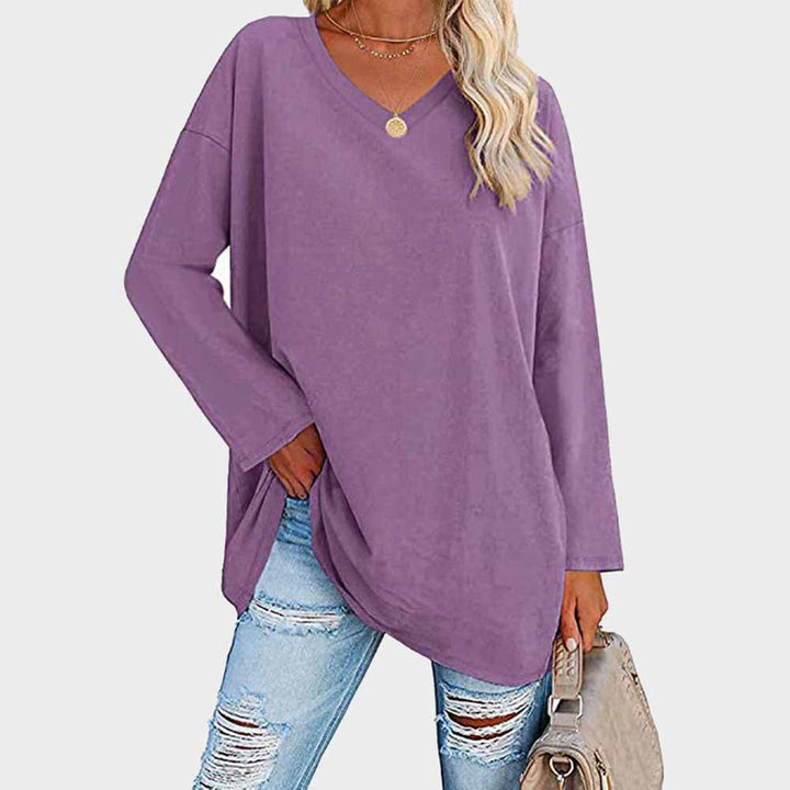 Elegant long-sleeved top