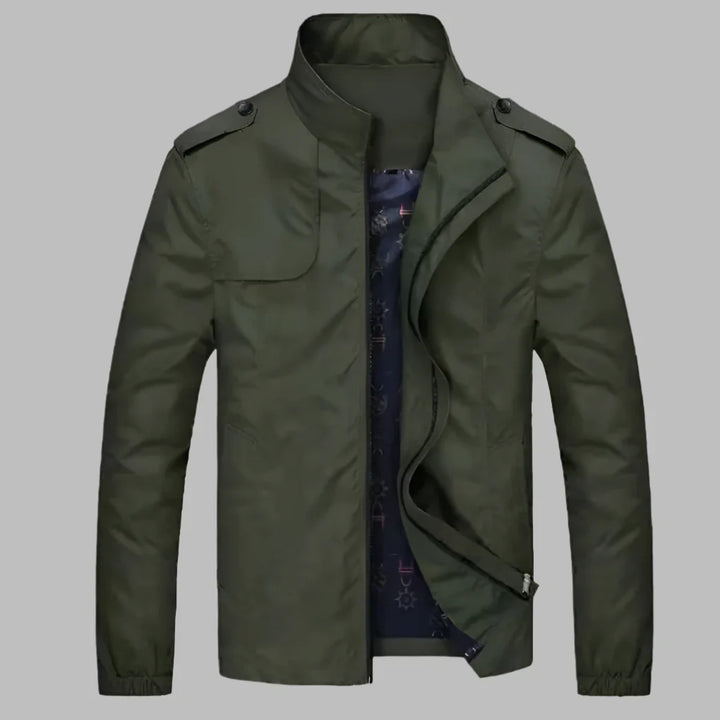 Menns Zip-Up Hverdag Jakke