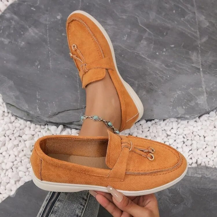 Komfortable Slip-On Loafers for Kvinner