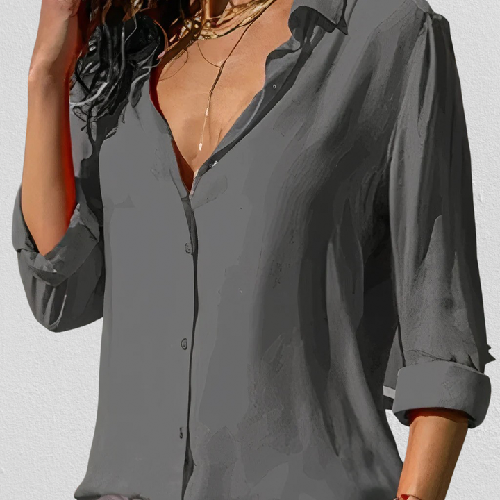 Kvinners Chiffon Bluse
