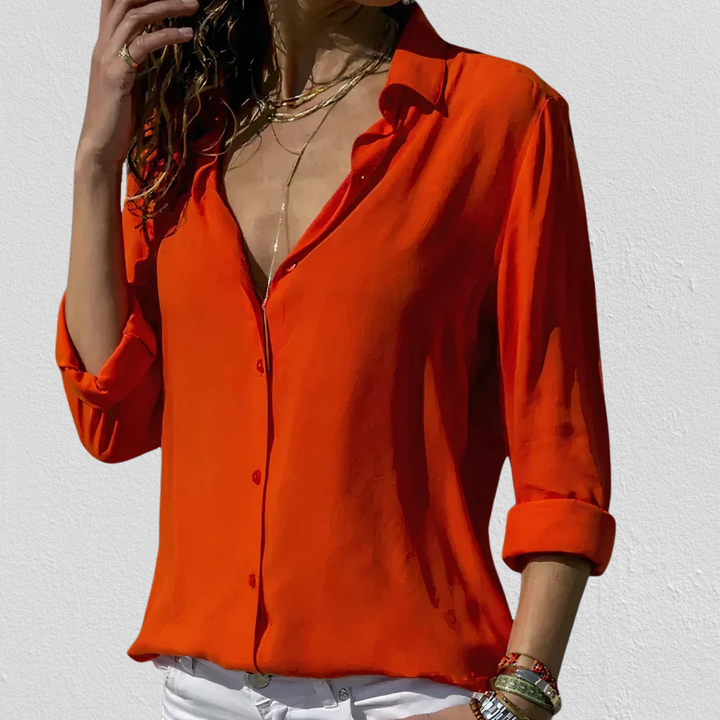Kvinners Chiffon Bluse