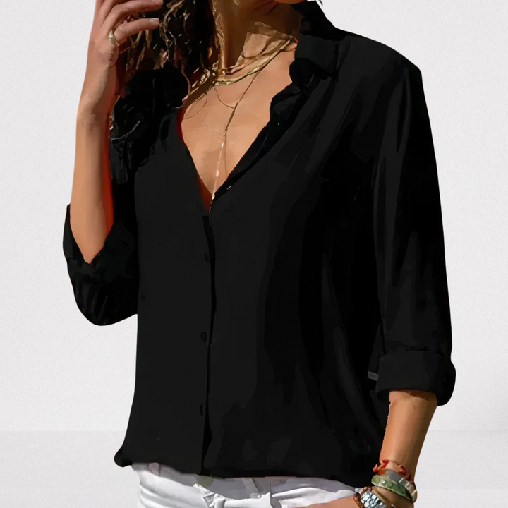 Kvinners Chiffon Bluse
