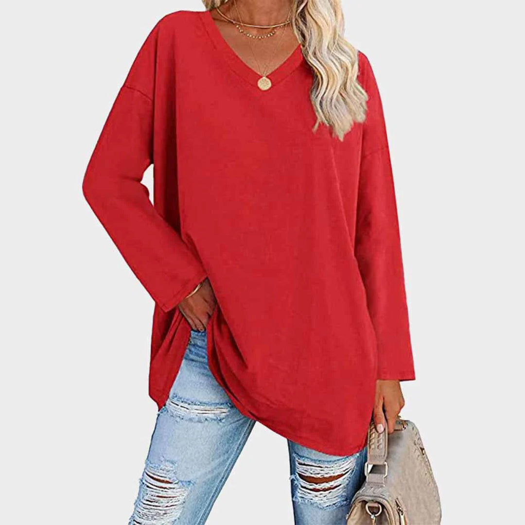 Elegant long-sleeved top