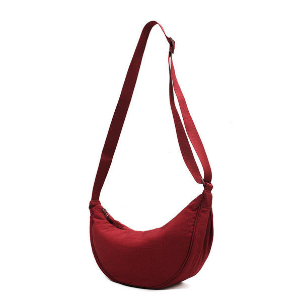 Geräumige Schultertasche aus Nylon für Frauen