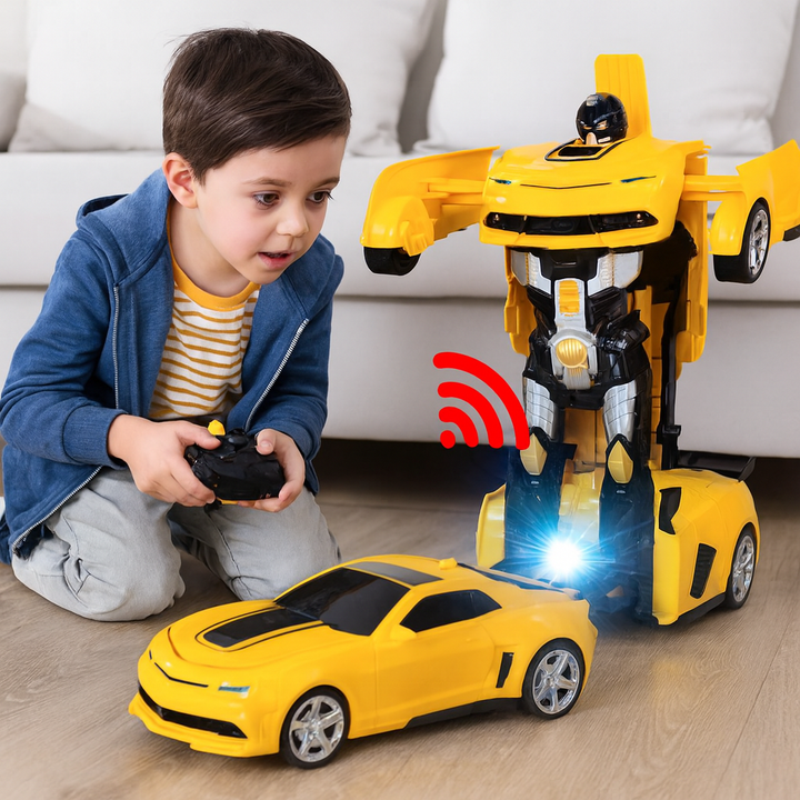 Fjernstyrt robotbil som kan transformeres