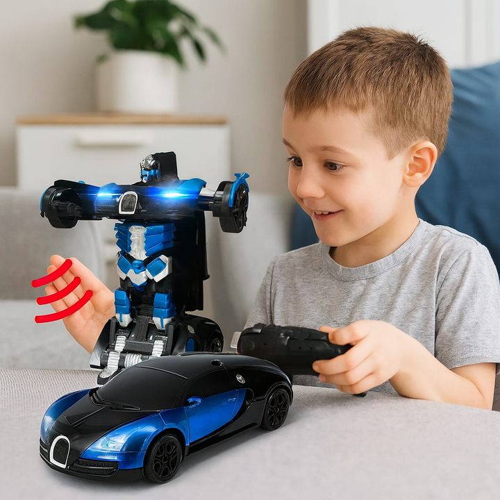 Fjernstyrt robotbil som kan transformeres