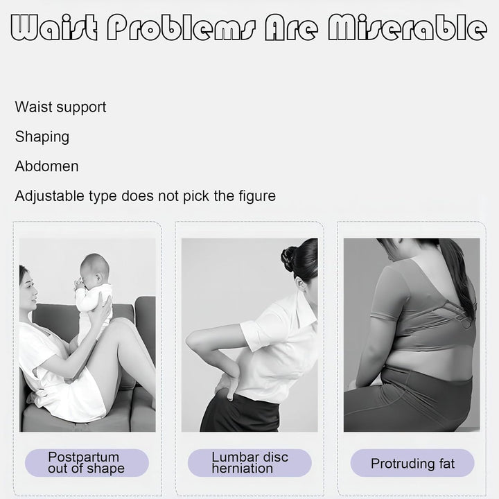 Korsettstøtte | Lindring for isjias | Justerbart støttebelte | BackTherapy