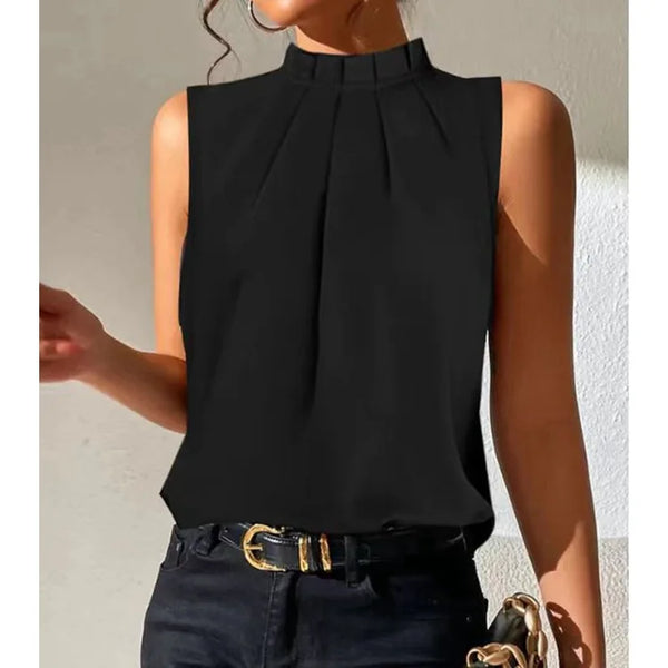 Elegante Damenbluse mit betonten Schultern