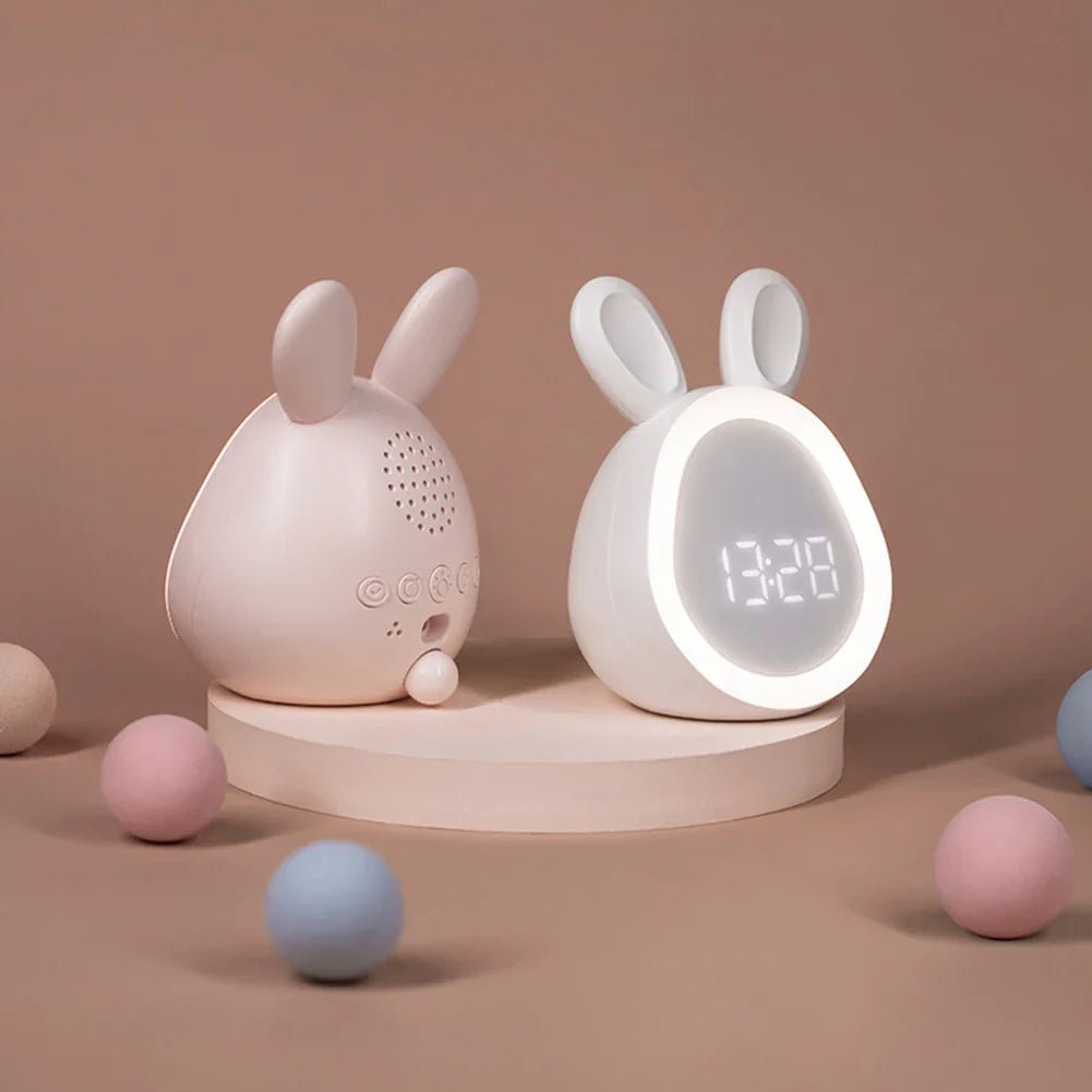 Barnealarm i kaninform med LED-nattlys - BunniGlow