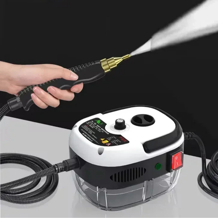 STEAMVOLT Damprenser | 2500W Høytrykk | 3 Bar Damptrykk | For Kjøkken, Bad & Hjem