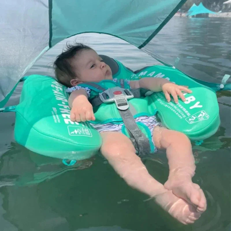 Swimming ring for baby and toddler with sunshade