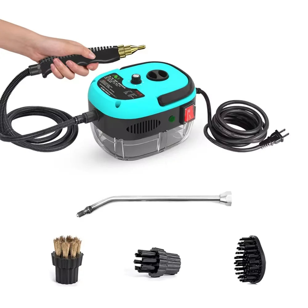 STEAMVOLT Damprenser | 2500W Høytrykk | 3 Bar Damptrykk | For Kjøkken, Bad & Hjem