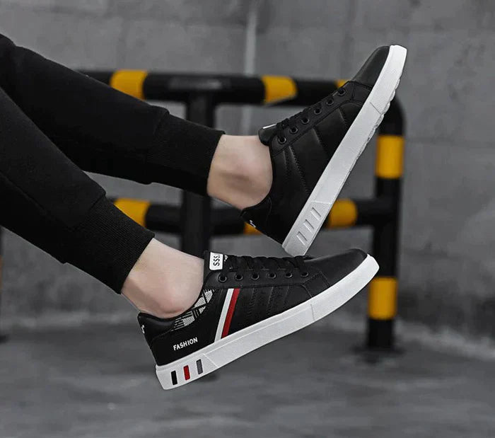 Trendige Herrenschuhe mit federnder Sohle