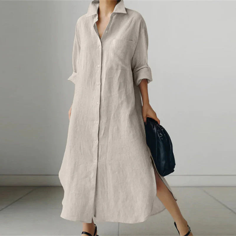 Kvinners Elegant Lang Sommerkjole | Maxi