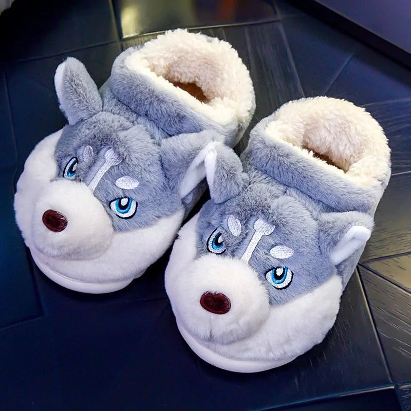 Søte Husky Tøfler til Dame – Novi