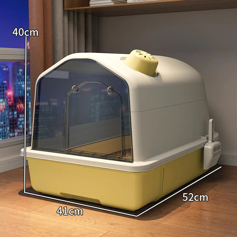 Spacious and odor-free comfort for your cat