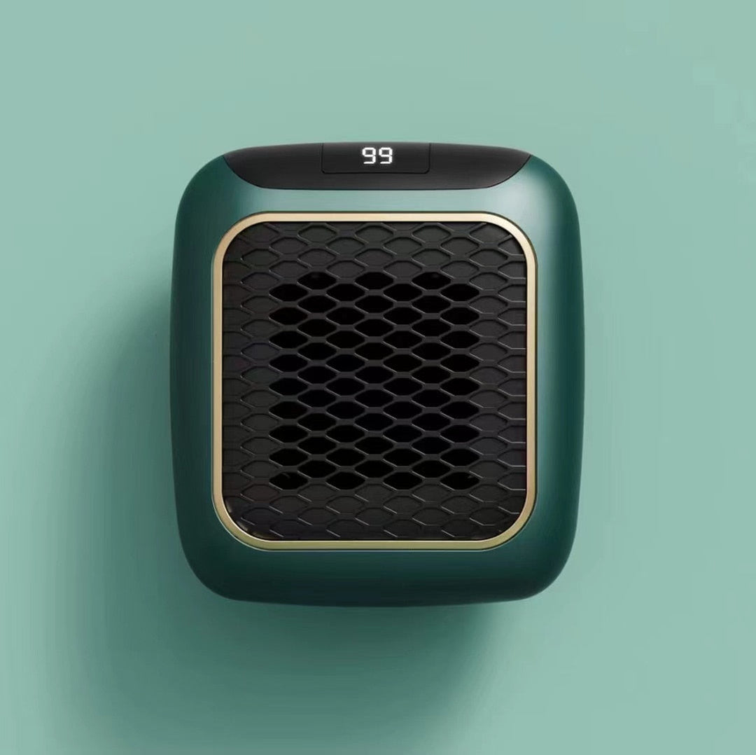 Mini veggvifteovn 800 W med LED-display