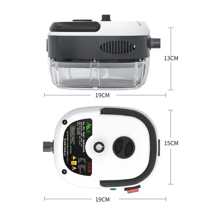 STEAMVOLT Damprenser | 2500W Høytrykk | 3 Bar Damptrykk | For Kjøkken, Bad & Hjem