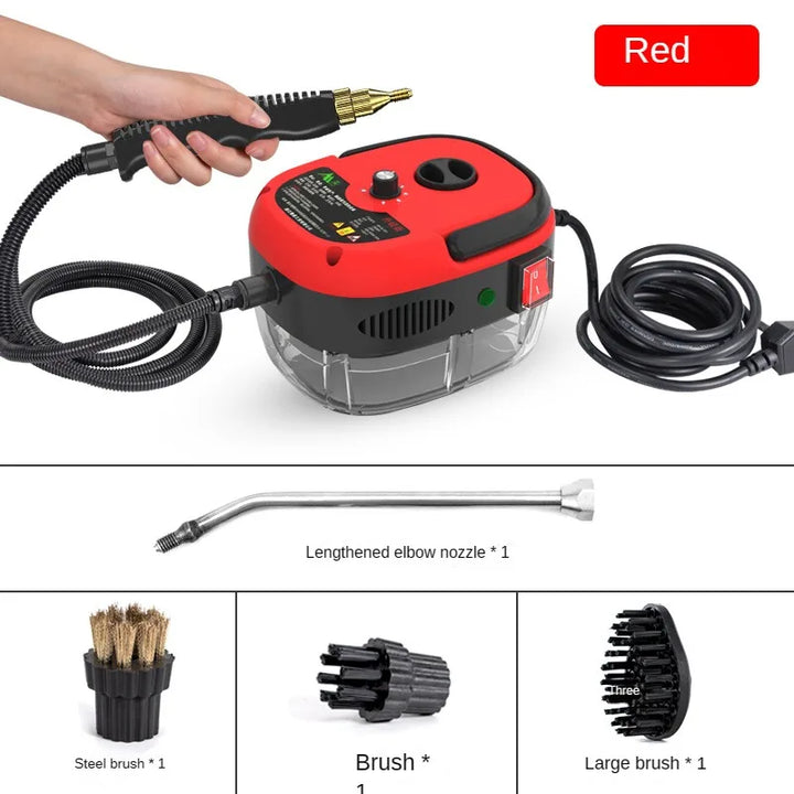 STEAMVOLT Damprenser | 2500W Høytrykk | 3 Bar Damptrykk | For Kjøkken, Bad & Hjem