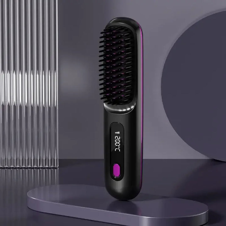 Glissara | Trådløs Rettetang | USB-lading og LCD-display | Keramikk- og Ionteknologi