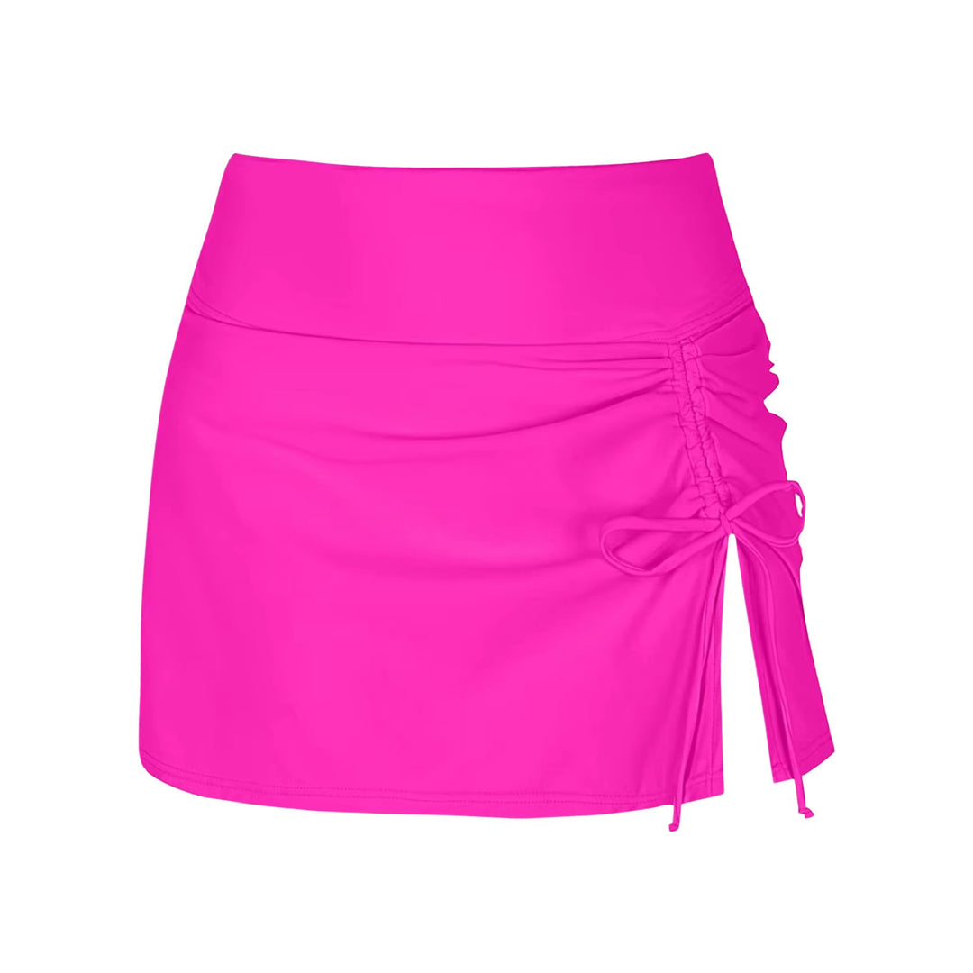 Kvinners svømme-shorts med sideslits