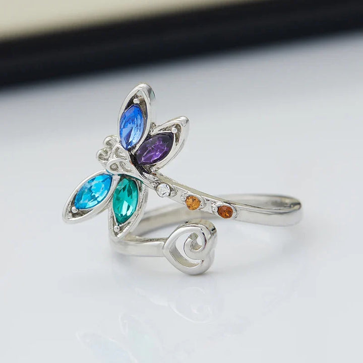 Vintage Øyenstikker Justerbar ring