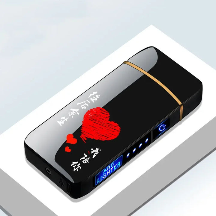 Elektroniske Vindtette Lightere – Oppladbar USB Plasmalighter