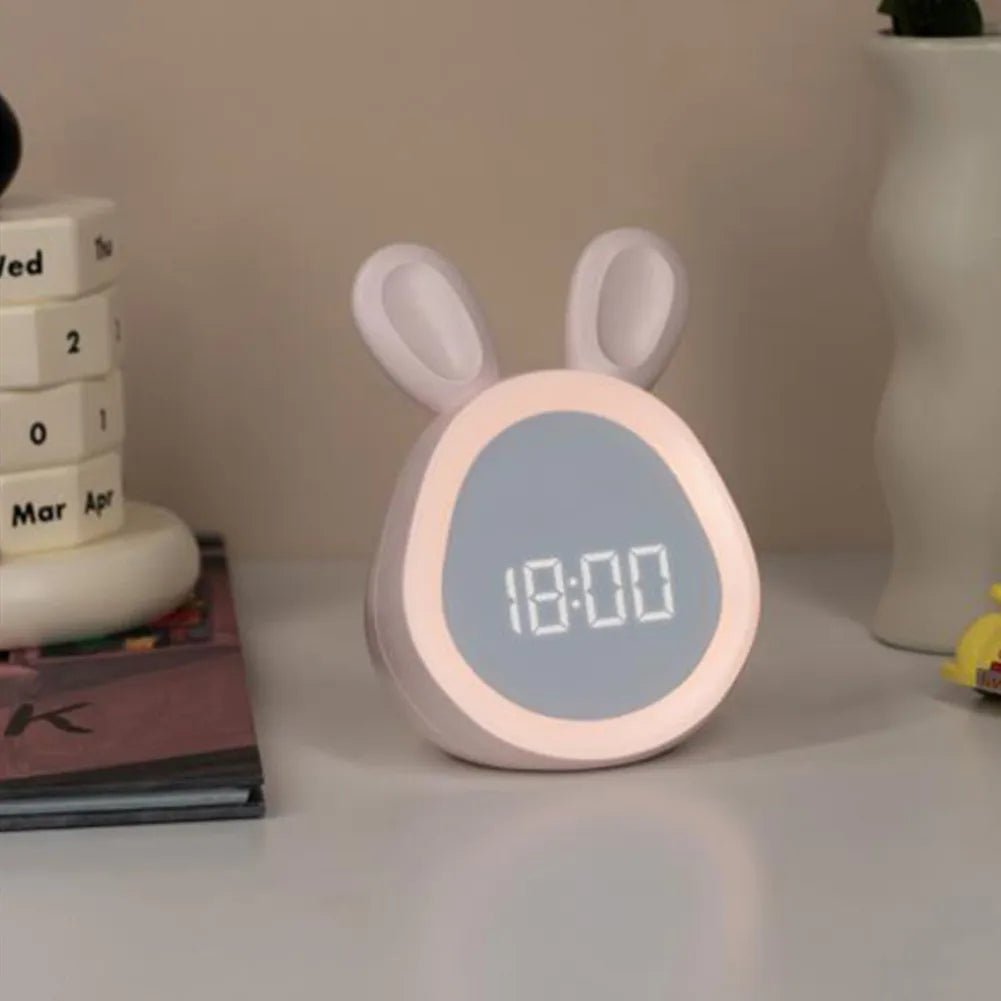 Barnealarm i kaninform med LED-nattlys - BunniGlow
