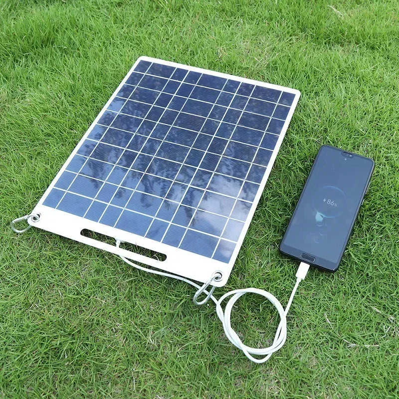 Bærbart Solcellepanel SOLVION Charge 100W | 5V | Dual USB | Vanntett | Uteliv & Camping