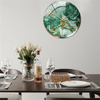 Elegant veggklokke med marmoreffekt – MarbleTime