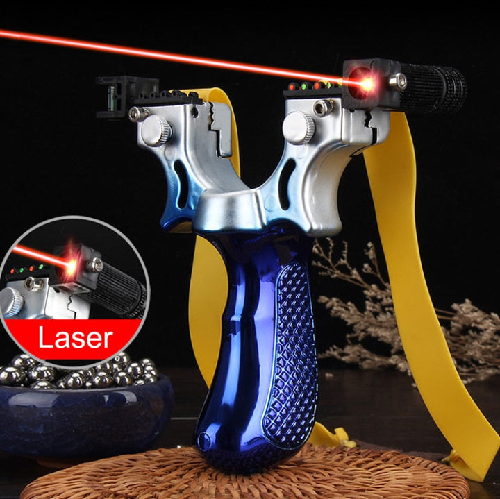 Høypresisjons slynge med laserlås