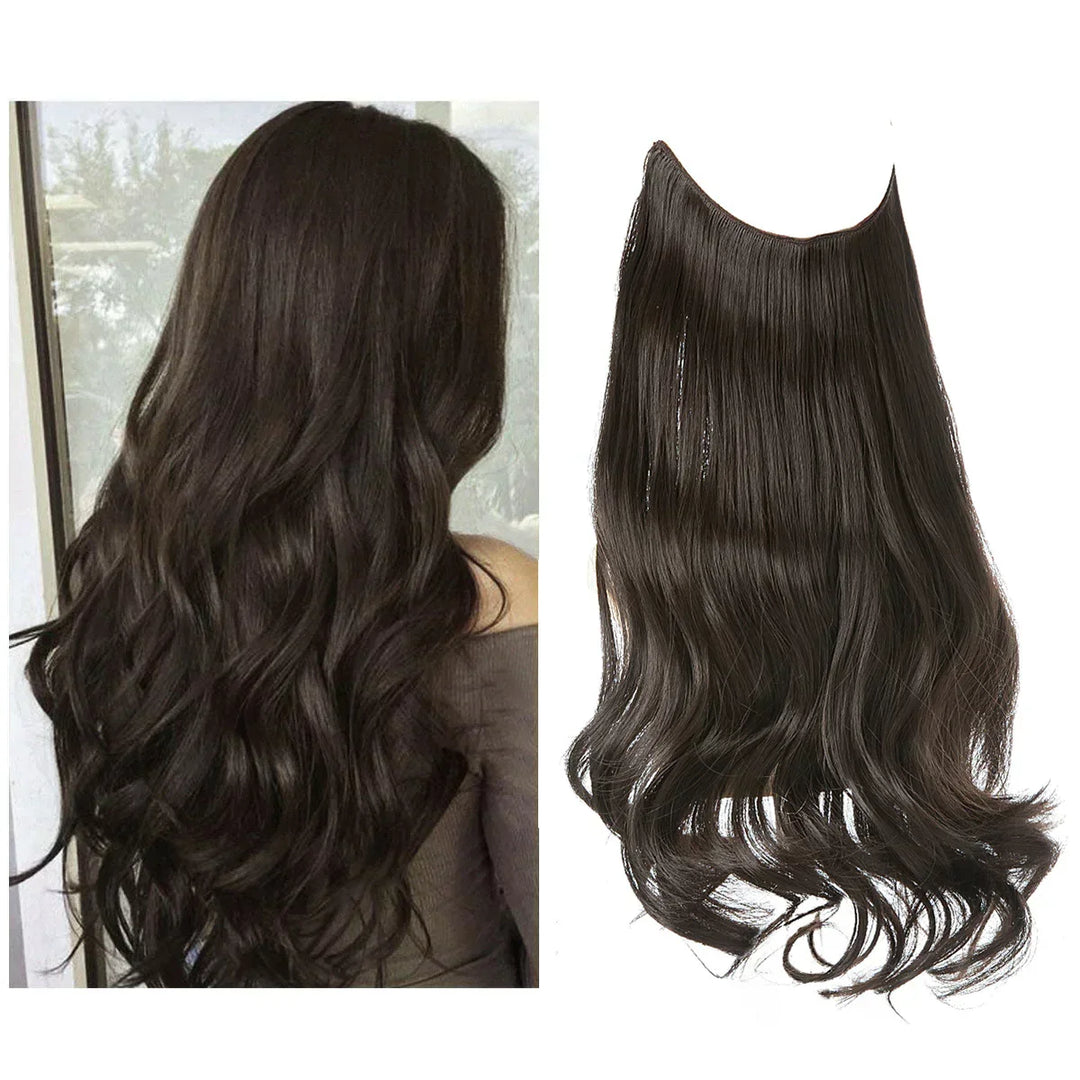 SecretHair | Premium Ekte Hår-extensions | 100% REMY-kvalitet | Volum og Lengde Uten Sømmer | Naturlig Glans | Varmebestandig og Holdbar