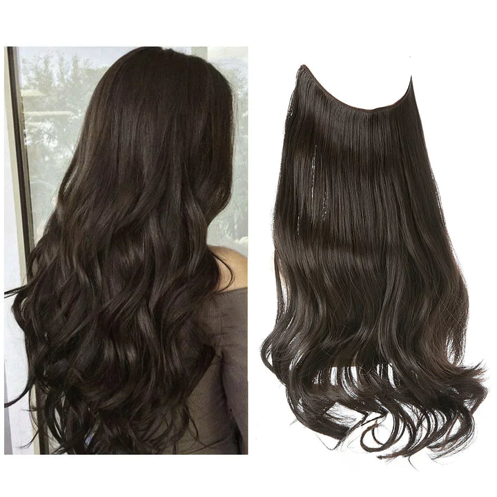 SecretHair | Premium Ekte Hår-extensions | 100% REMY-kvalitet | Volum og Lengde Uten Sømmer | Naturlig Glans | Varmebestandig og Holdbar