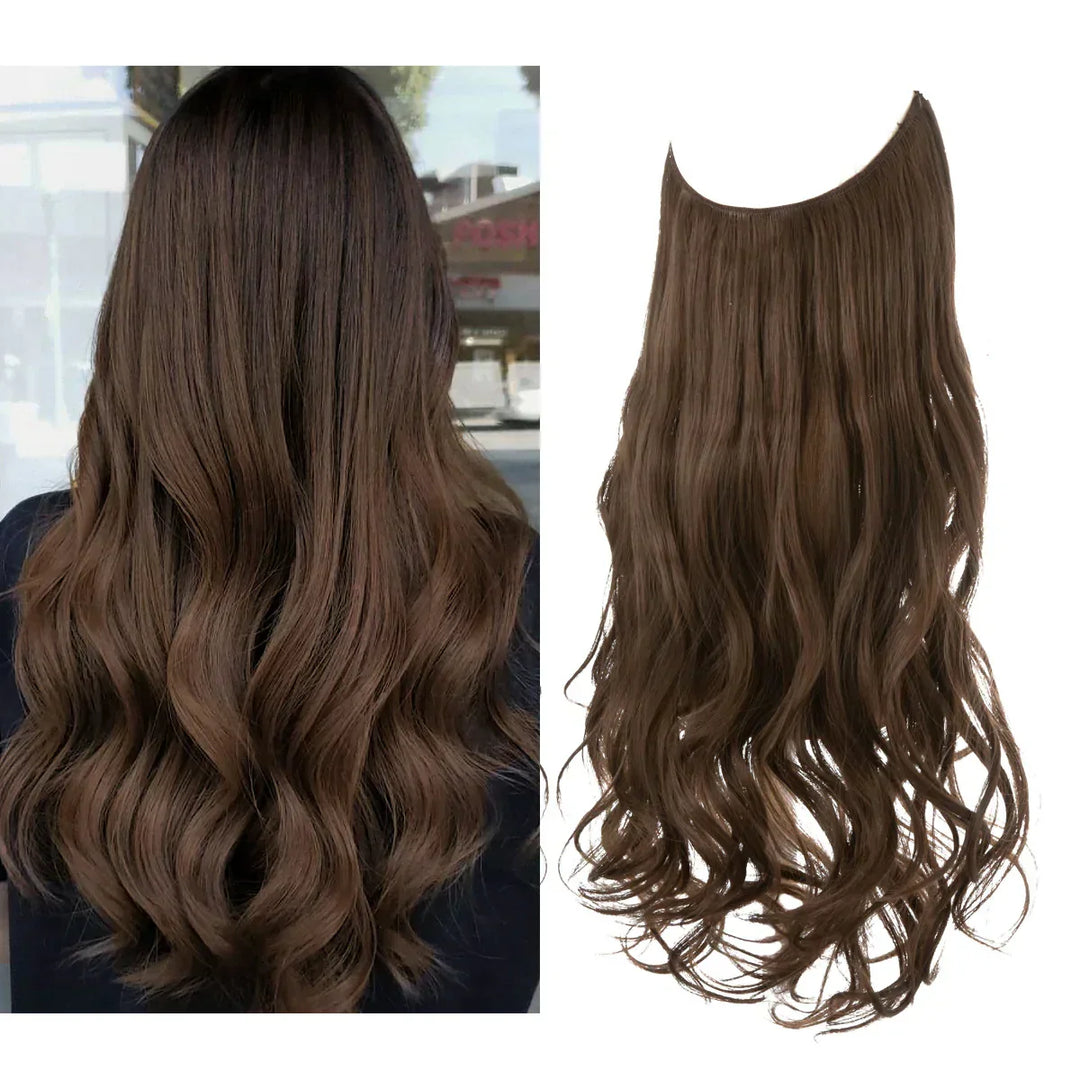 SecretHair | Premium Ekte Hår-extensions | 100% REMY-kvalitet | Volum og Lengde Uten Sømmer | Naturlig Glans | Varmebestandig og Holdbar