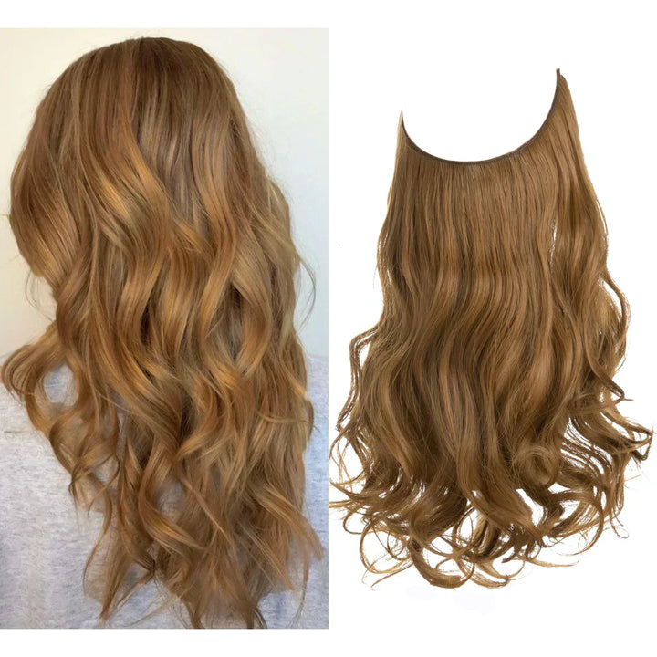 SecretHair | Premium Ekte Hår-extensions | 100% REMY-kvalitet | Volum og Lengde Uten Sømmer | Naturlig Glans | Varmebestandig og Holdbar
