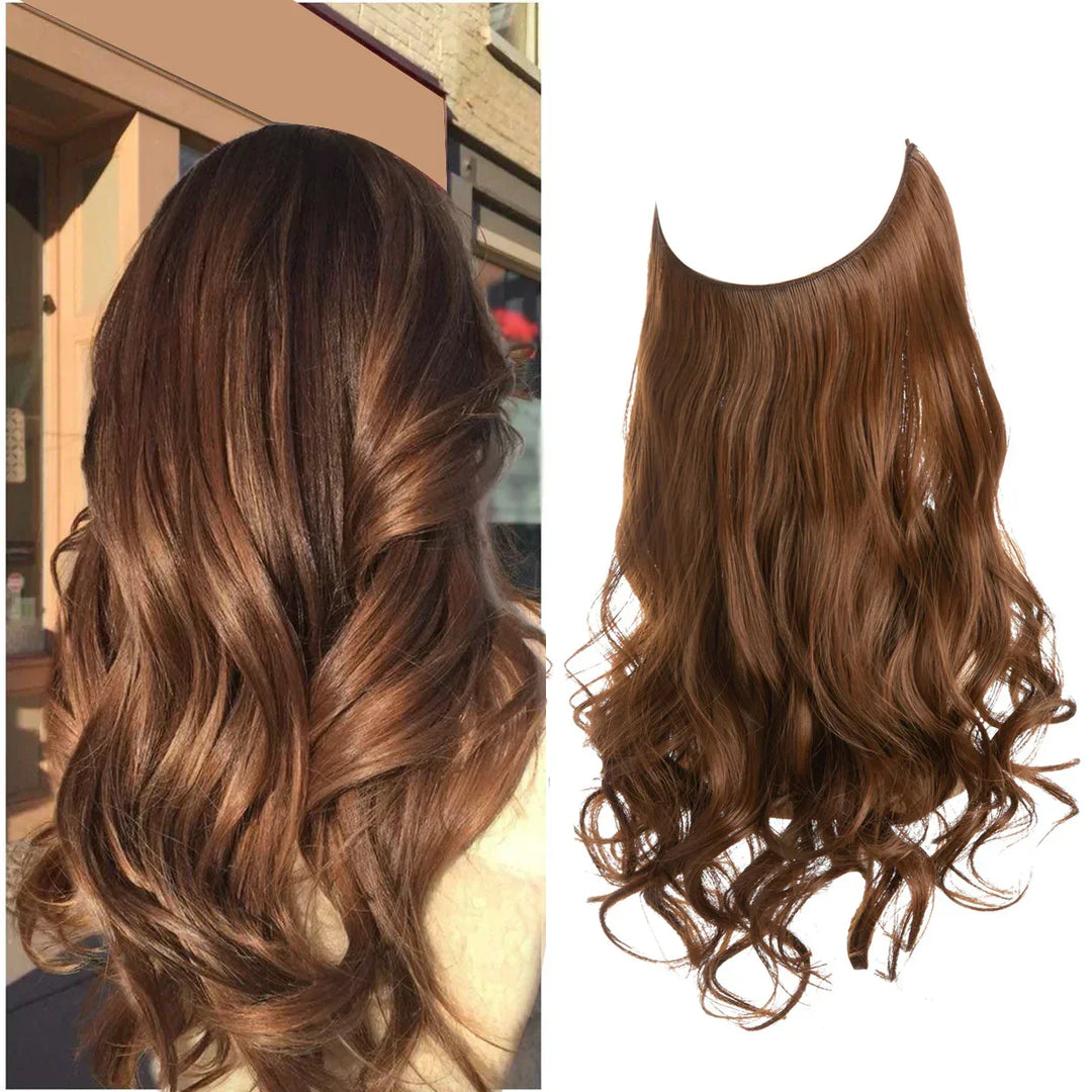 SecretHair | Premium Ekte Hår-extensions | 100% REMY-kvalitet | Volum og Lengde Uten Sømmer | Naturlig Glans | Varmebestandig og Holdbar