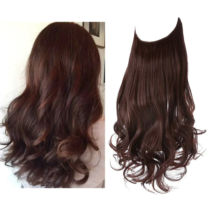 SecretHair | Premium Ekte Hår-extensions | 100% REMY-kvalitet | Volum og Lengde Uten Sømmer | Naturlig Glans | Varmebestandig og Holdbar