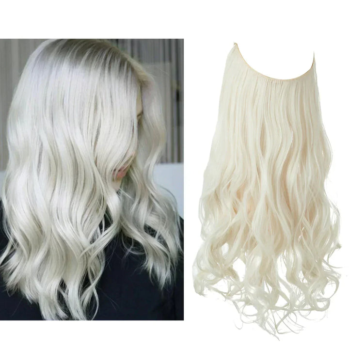 SecretHair | Premium Ekte Hår-extensions | 100% REMY-kvalitet | Volum og Lengde Uten Sømmer | Naturlig Glans | Varmebestandig og Holdbar
