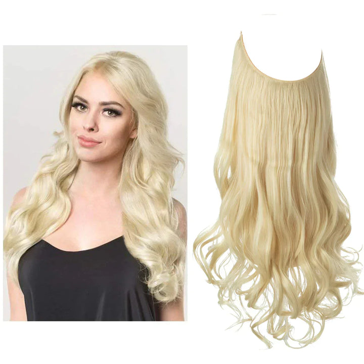 SecretHair | Premium Ekte Hår-extensions | 100% REMY-kvalitet | Volum og Lengde Uten Sømmer | Naturlig Glans | Varmebestandig og Holdbar