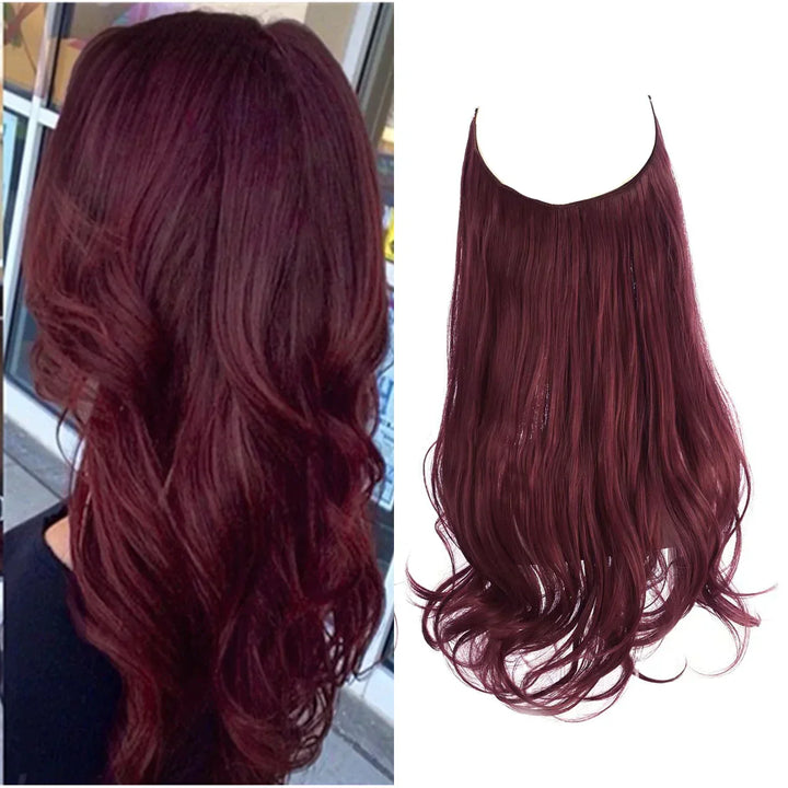 SecretHair | Premium Ekte Hår-extensions | 100% REMY-kvalitet | Volum og Lengde Uten Sømmer | Naturlig Glans | Varmebestandig og Holdbar